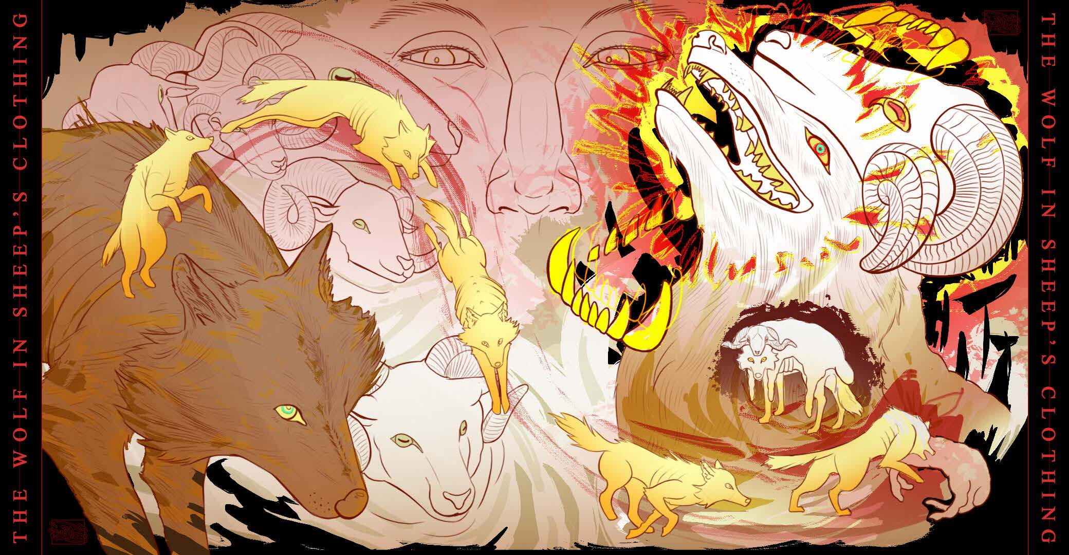 Wolf in Sheep's Clothing Narrative Art p1 no text