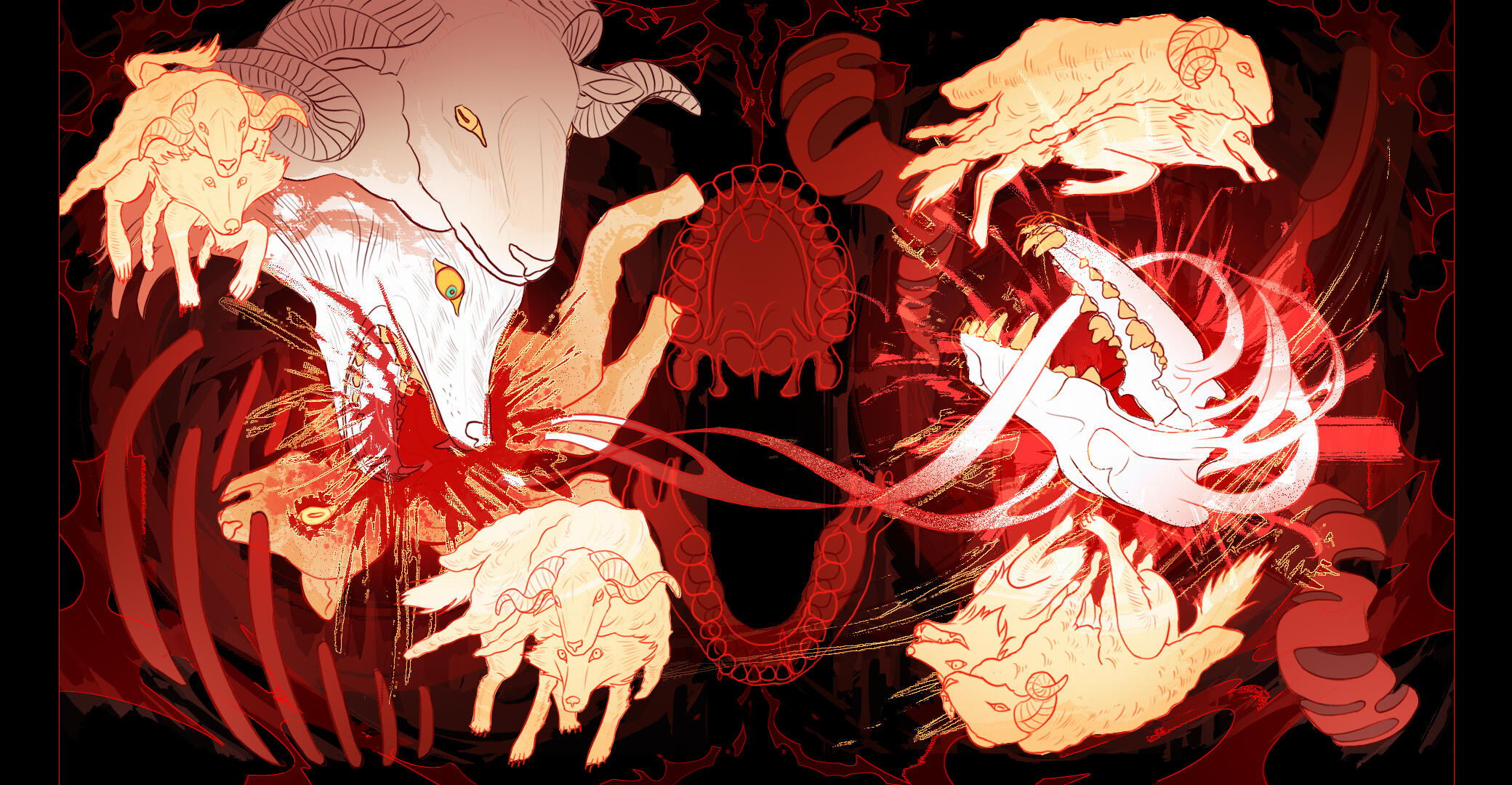 Wolf in Sheep's Clothing Narrative Art p2 no text Wolf in Sheep's Clothing Narrative Art p2 no text