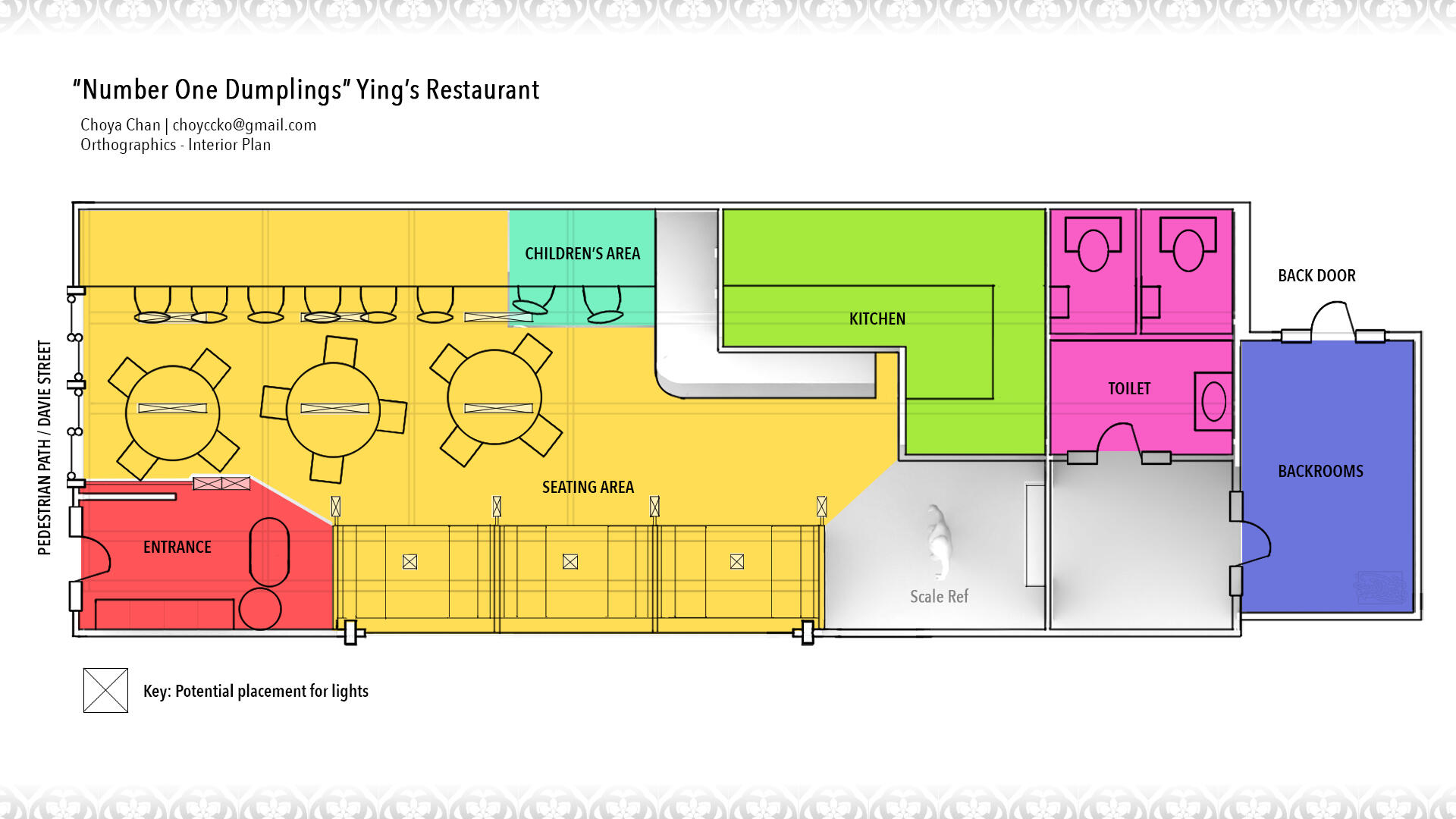 Number One Dumplings Orthographics Plan