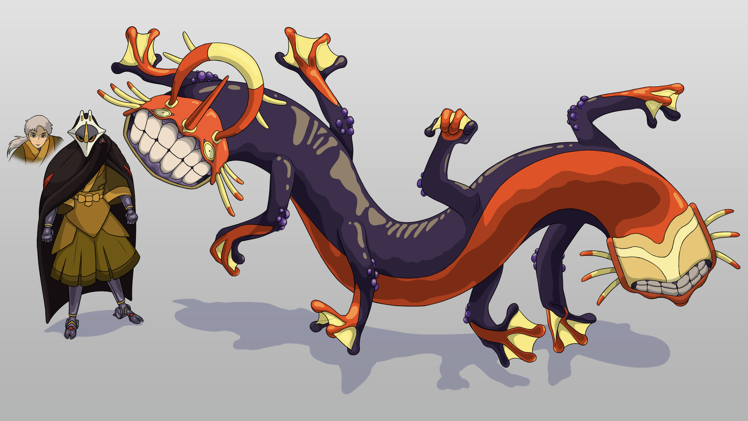 Kuro and Lord Mukade render test