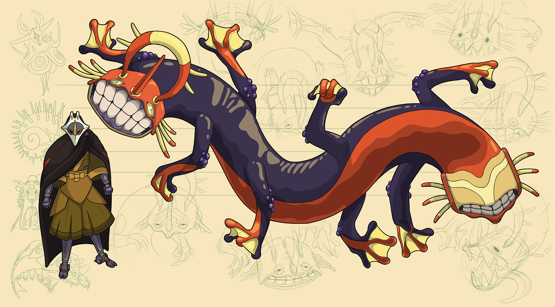 Kuro and Lord Mukade