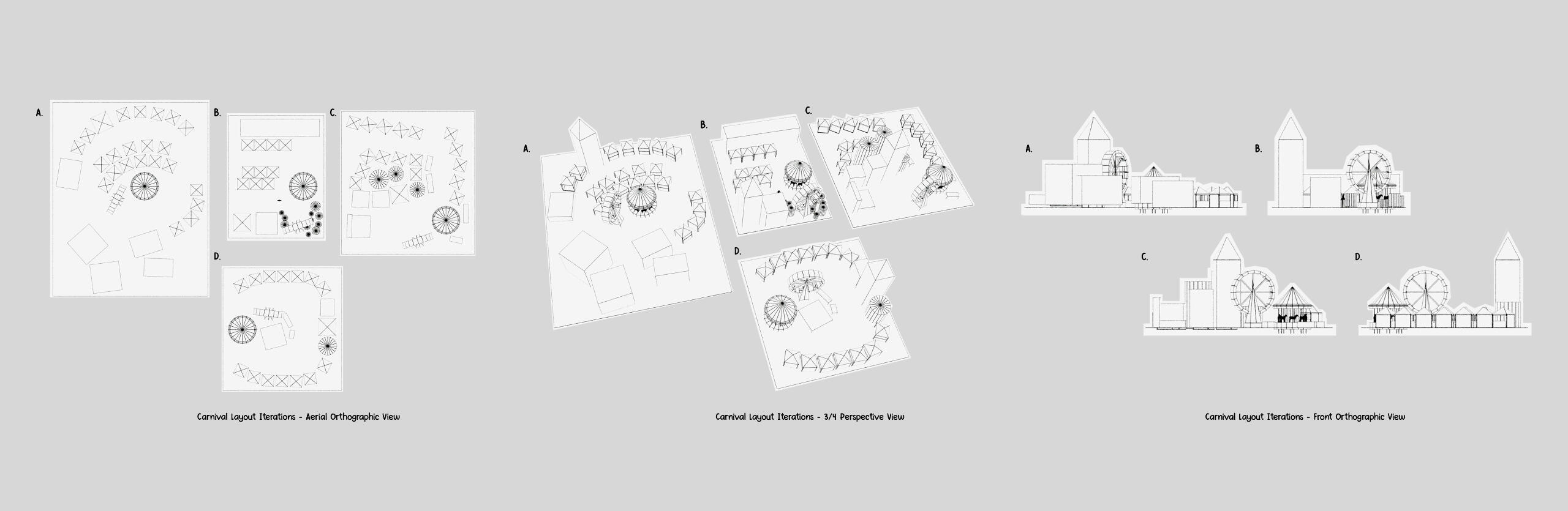 Carnival layout proxy iterations