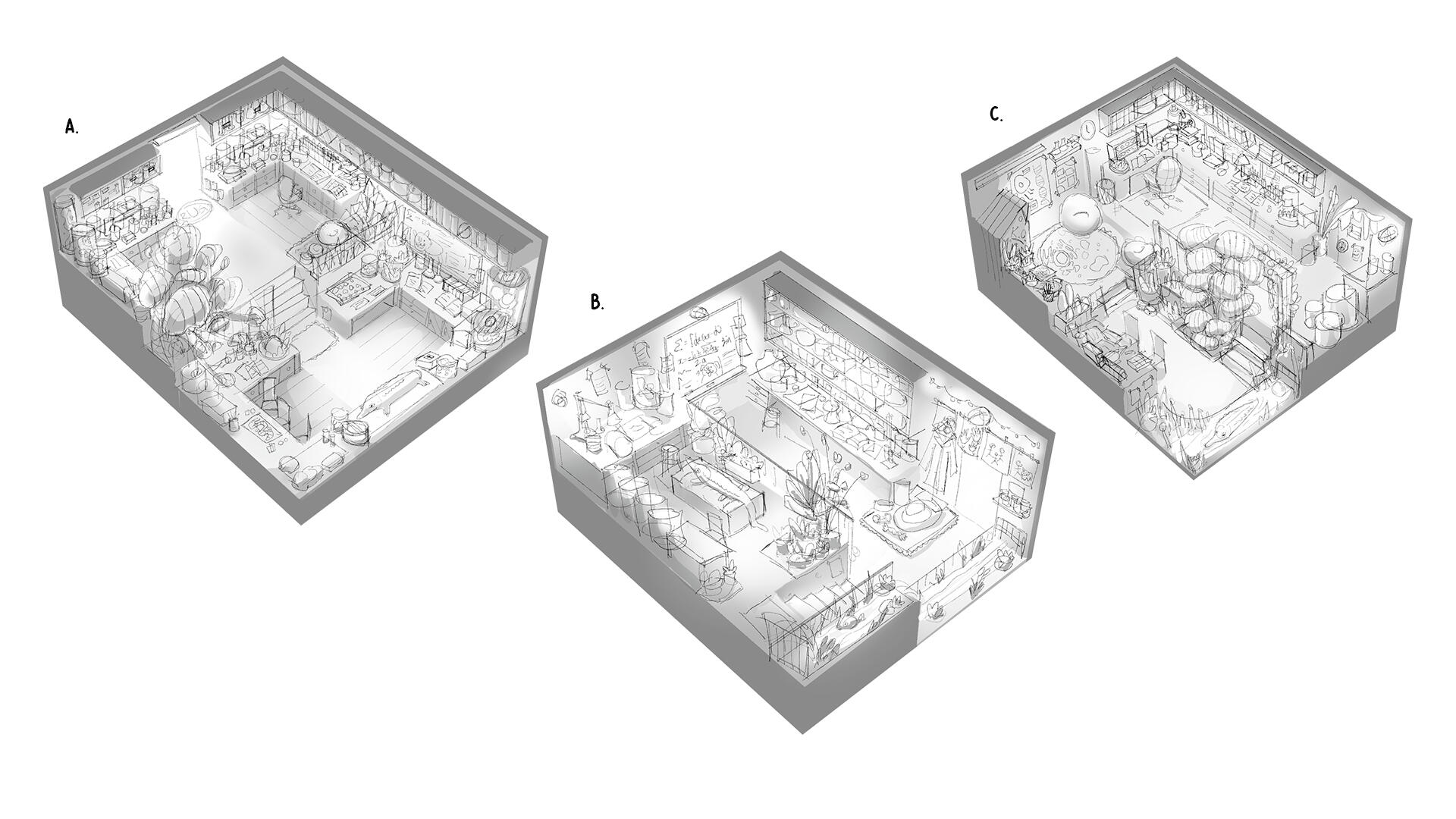 Victor's Lab Interior iterations pass 2