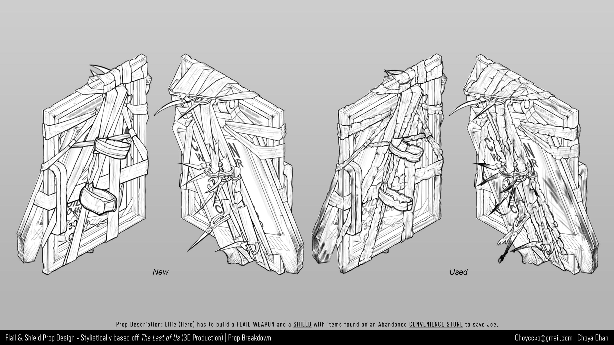 Convenience flail and shield prop breakdowns p3 Convenience flail and shield prop breakdowns p3