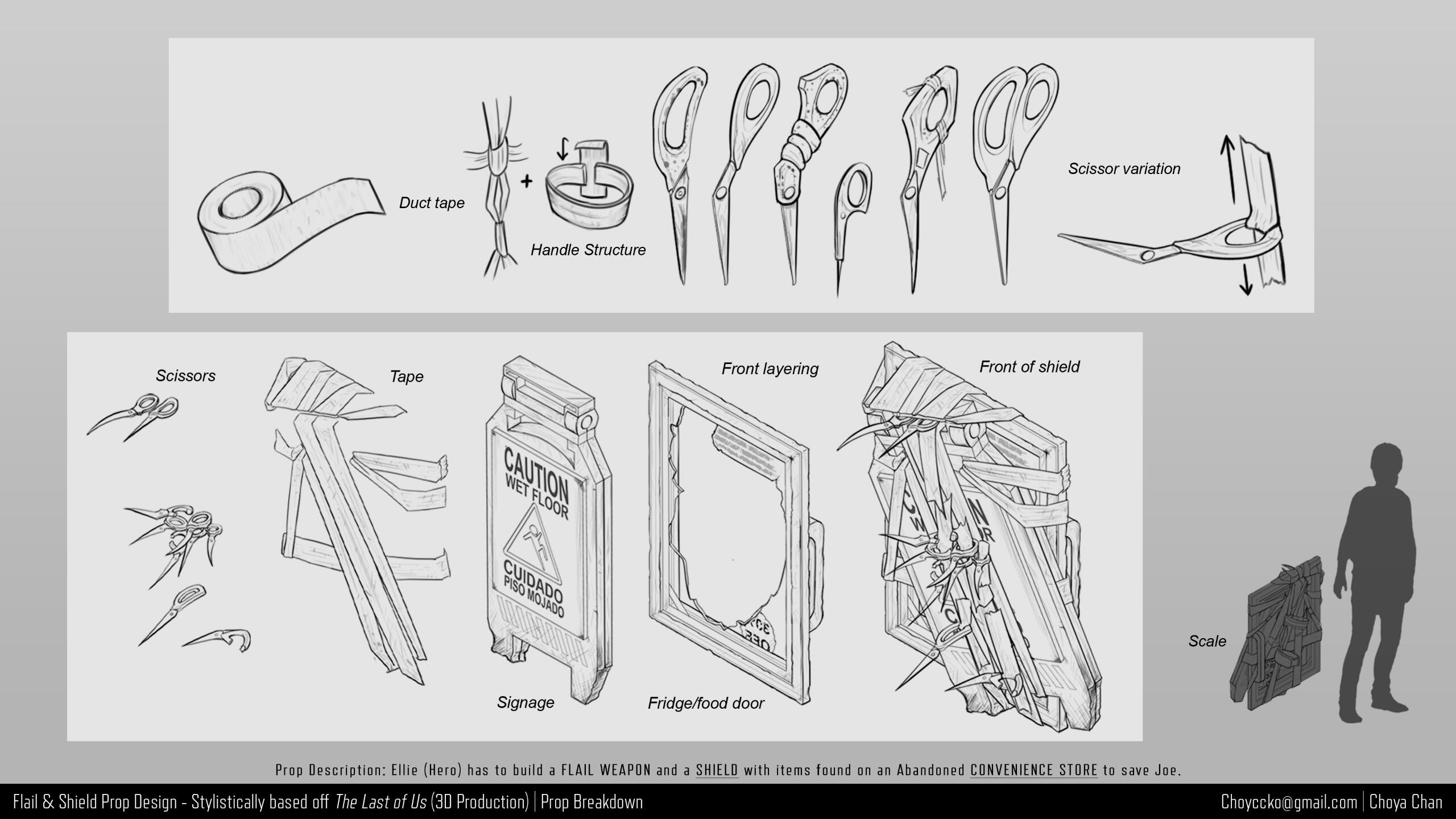 Convenience flail and shield prop breakdowns p2