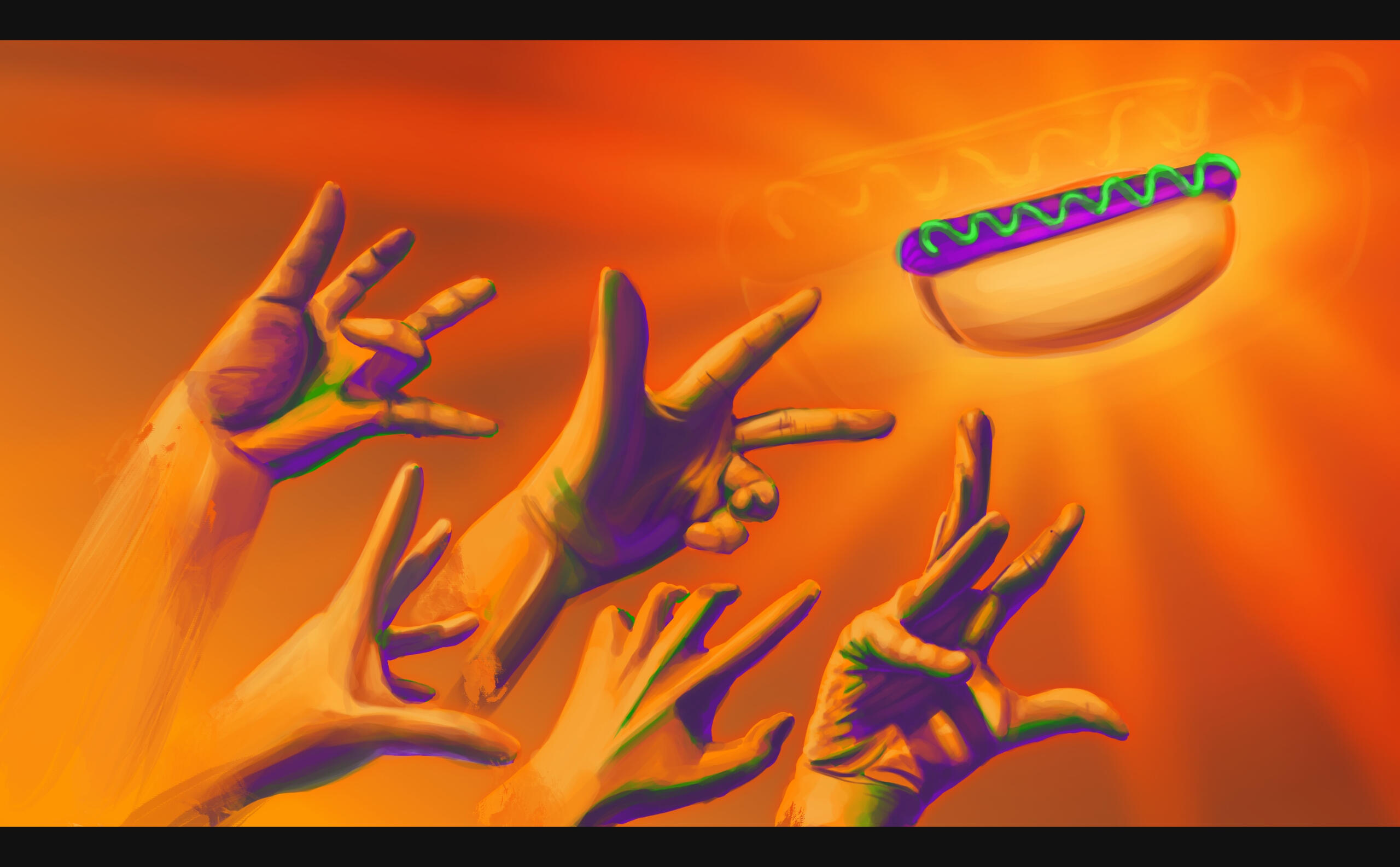 Colour study - triadic