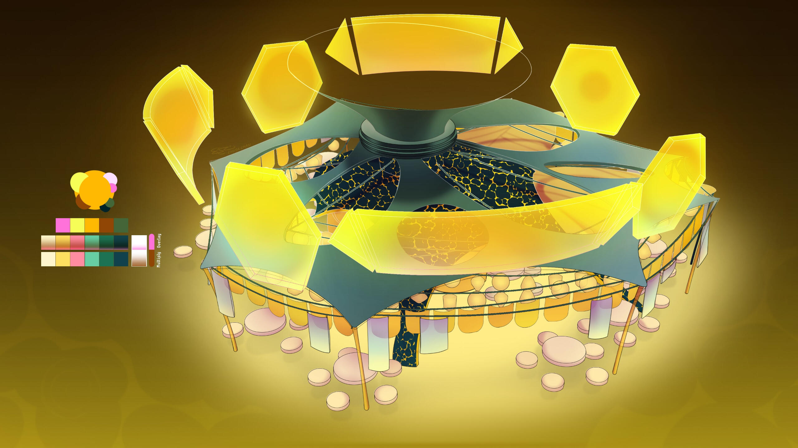 Environment render and colour test Environment render and colour test