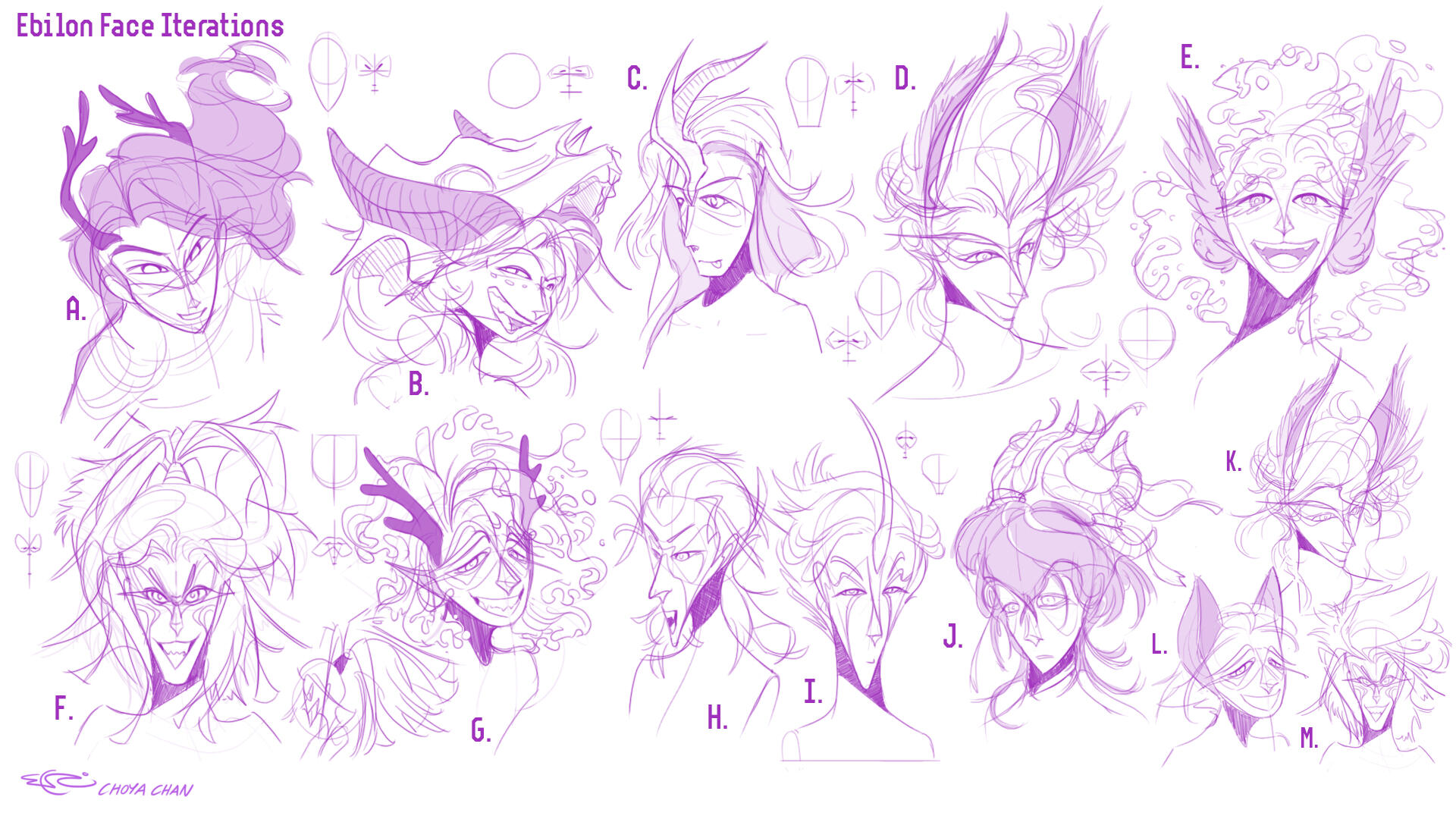 Ebilon face iterations