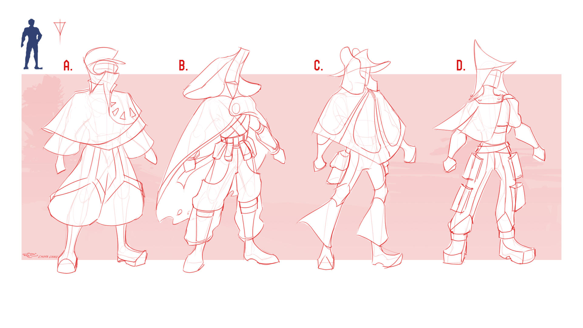 Kaimuyan wardrobe iterations