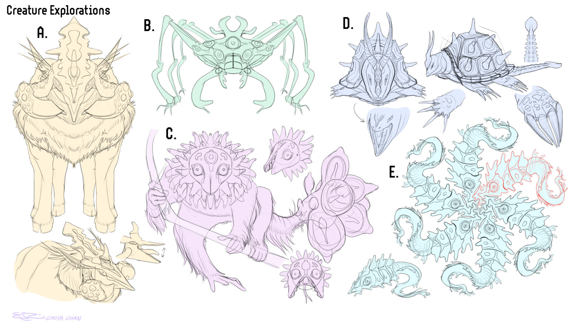 NZE creature explorations